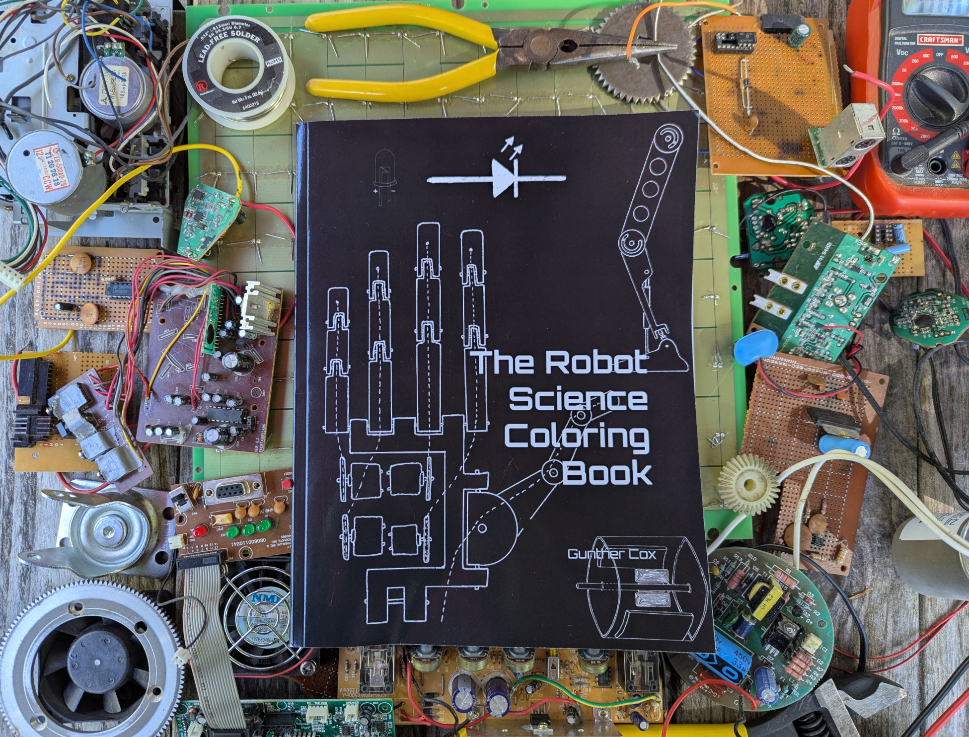 The Robot Science Coloring Book
