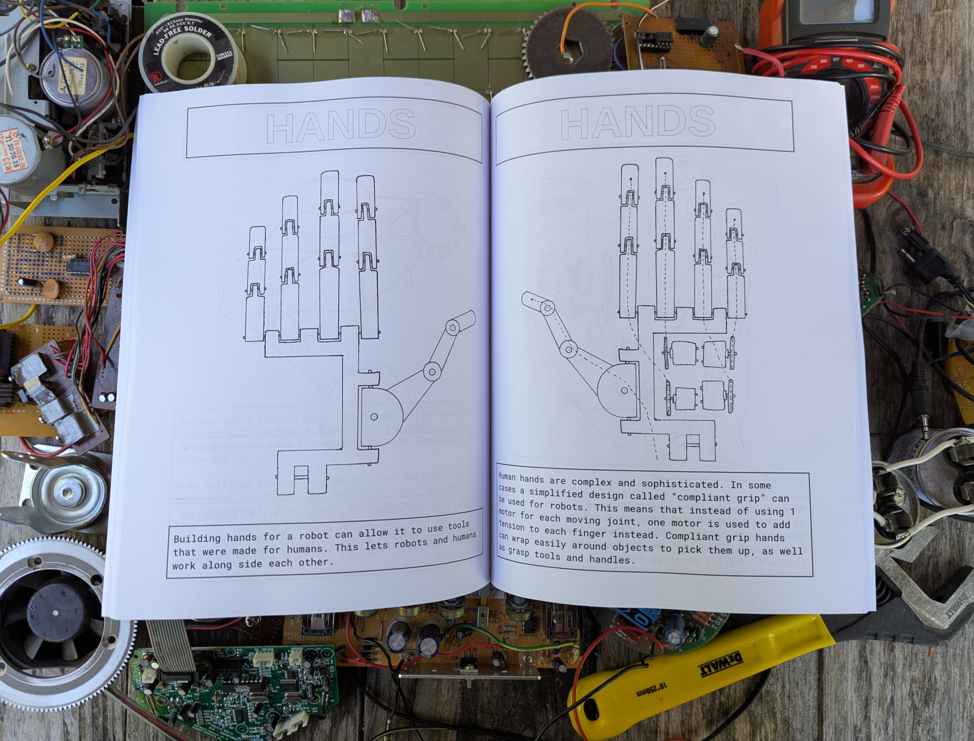 The Robot Science Coloring Book - Back Cover